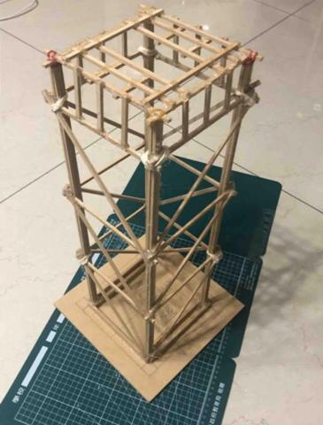 林柏睿 - 用木塊自製簡易建築結構