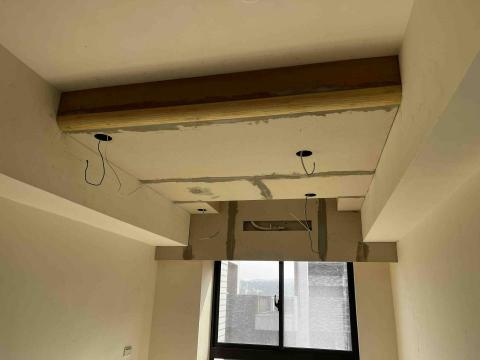 沐境空間設計 - 天花板平釘/冷氣盒帽蓋