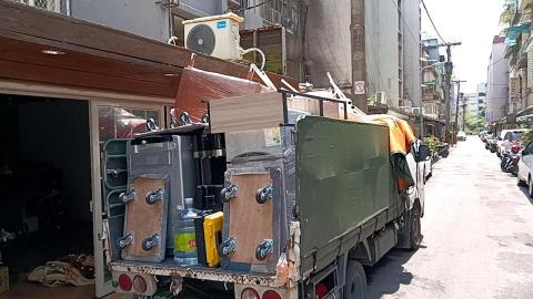 一級棒搬家 - 疊車實際照片