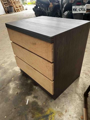 沐境空間設計 - 床頭三抽小櫃