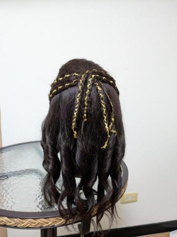 雯雯彩粧師 - 法式捲編髮造型1