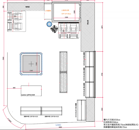 HANu - 櫃位平面規劃