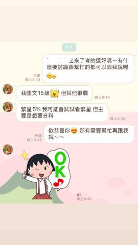 呂季熹 - 學測15級分