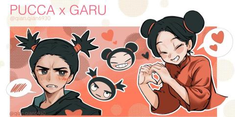 漫漫 - 大頭插畫