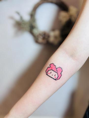 Flora_tattoo - 像素刺青（認領圖）