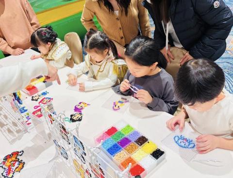 拼豆可樂餅-兒童慶生-手作活動-私人派對 - 現場提供材料以及客製的範本