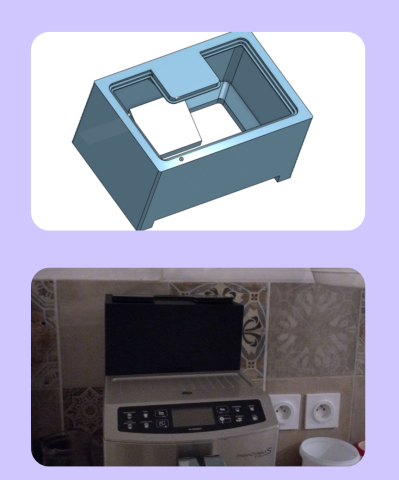 林雋睿 - Project 3: 咖啡豆擴增盒
根據喜好調整產品

由於夥伴的咖啡癮太重，一日內需要喝多背的濃縮咖啡，需要經常到入新的咖啡豆，但每次加入的份量又太少，故有此次作品的發想，需要考慮到出氣孔、頂蓋密封等細節。