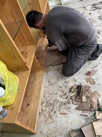 拆除裝潢/打石/搬運 - 磨切櫃下地板