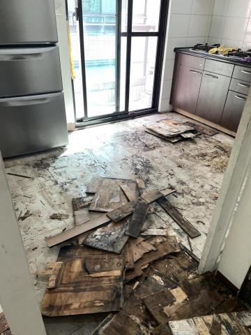拆除裝潢/打石/搬運 - 拆廚房泡水地板