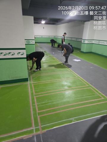 技瑼工程有限公司 - 停車場畫線