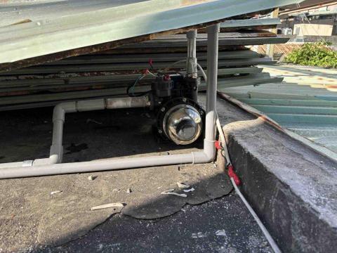 峰逸水電工程 - 加壓馬達移位安裝