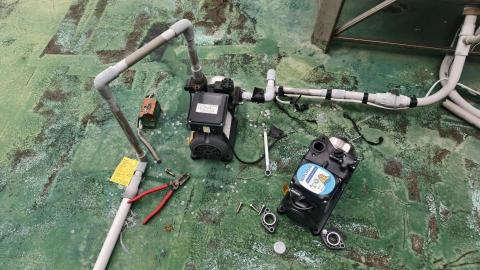 水翼水電修繕 - 加壓馬達更換