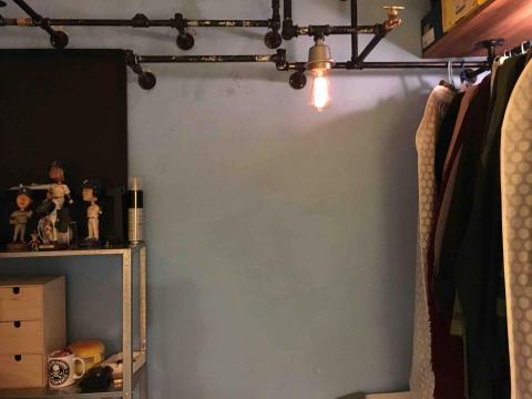 Swe尬 - 居家改造-開放式工業風衣櫃+照明