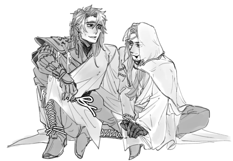 邱凡 - 黑白塗鴉插畫範例