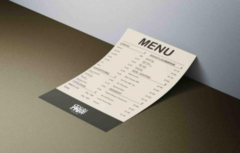陳煒承 - ［菜單設計］
咖啡廳菜單設計