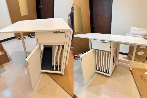 慶 傢俱組裝 - 板橋 淘 可調式餐桌