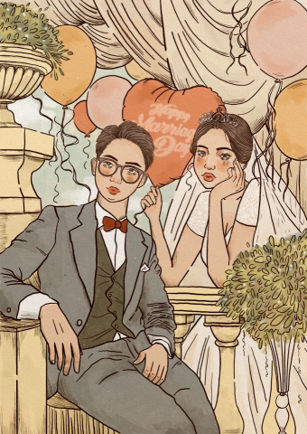 Luluise 插畫工作室 - 【Luluise 婚禮客製插畫】將您的幸福瞬間，凝結成永恆的優雅

每一對新人的故事都是獨一無二的。Luluise 以復古、自然與時尚為筆觸，為您量身打造專屬的婚禮插畫。無論是作為婚宴現場的視覺焦點，或是珍藏一輩子的紀念，我們提供三種畫風選擇，完美契合您的婚禮風格。

? 靈活的交付方案：
1. 純數位電子檔，可自行後續印製應用，
2. 可加購選擇實體成品輸出方案。