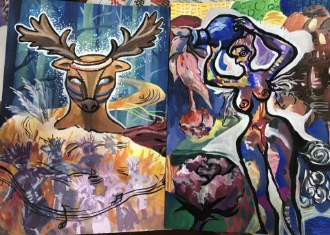 林昕妤 - 創意表現 廣告顏料