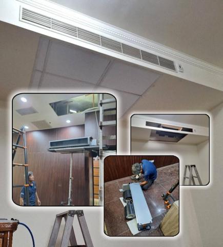 源順能源有限公司-精合空調 - 日式料理餐廳-吊隱式安裝