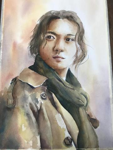 林昕妤 - 人物水彩