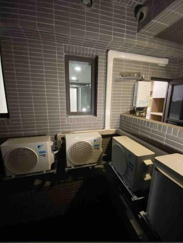 勝陽空調電器行 - 四台1對1分離式冷氣安裝與銅管修飾槽安裝