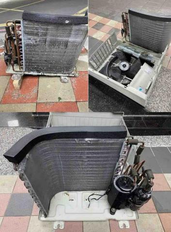 勝陽空調電器行 - 分離式冷氣室外機全機拆洗