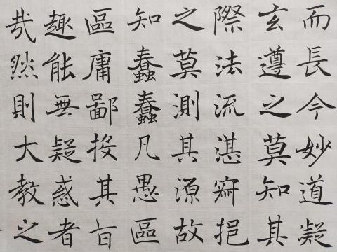 梁老師書法教學 - 雁塔聖教序