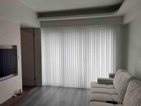 奇亞工程行 - 設計案例: 
同色系的異材質塗料與調光簾的效果!