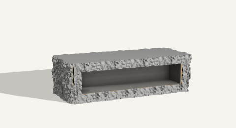 Ranfri - 展桌造型模擬圖