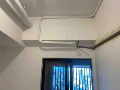 勝陽空調電器行 - 裝潢案場 冷氣排水位置更改與水泥回填作業與空調系統配管