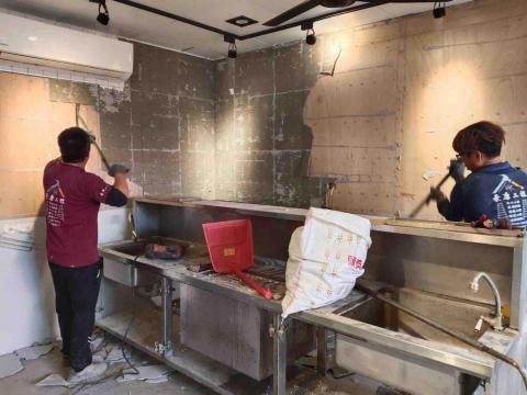 豪康拆除清運工程 - 飲料店拆除