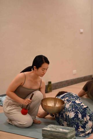 瑜我練習 - 敲缽過程