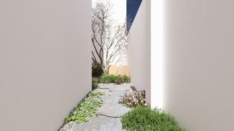 榆森景觀設計有限公司 - 台中北屯私人住宅｜側邊廊道景觀設計
3D模擬圖

案件進行中, 預計於2026年07月完工