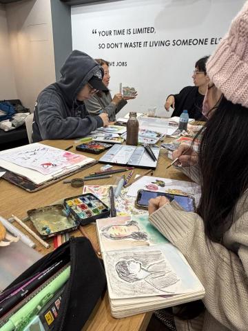 吳沁頤 - 水彩上課