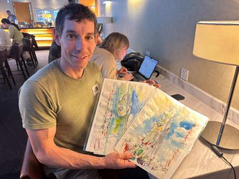 吳沁頤 - Alex 攀爬 101的現場速寫