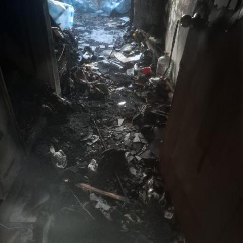 阿信拆除 清運 家具搬運 - 火災現場清運前