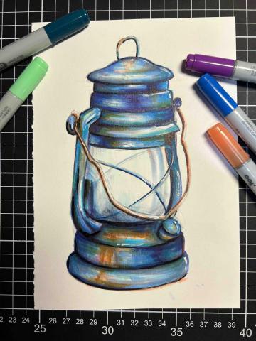 YK Art - 麥克筆靜物作品