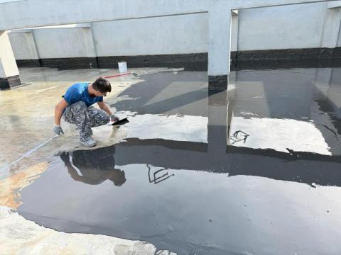 小陳 - 善X寺屋頂防水修繕施作照