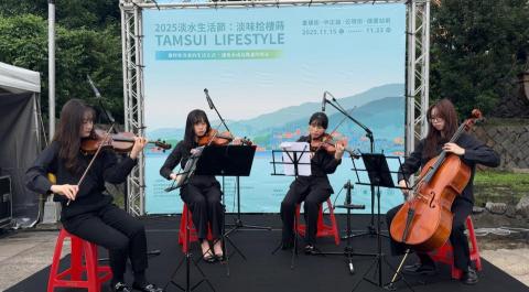 弦樂四重奏表演 - 