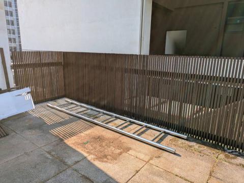 木茯工作室 - 透視實木格柵。