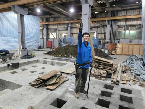 台翔興業建築工程行 王臺慶 - 某上櫃公司機台基礎工程