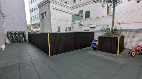 木茯工作室 - 實木格柵。