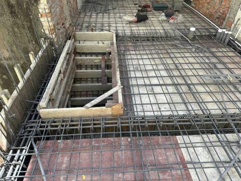 啟正 - 增建樓層板 樓梯施工工程