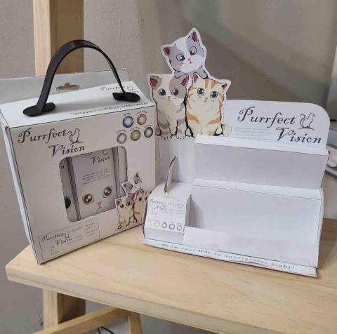Yu Chen - 貓咪隱眼包裝設計