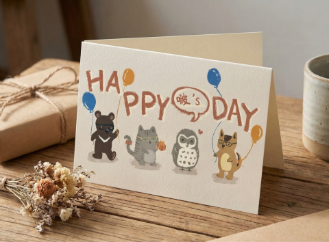 白球部屋NadineLin - 插畫卡片/似顏繪