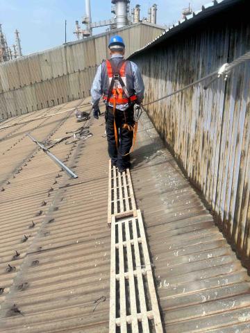 蔡奇均 - 鐵皮屋太子樓製作防護安全措施