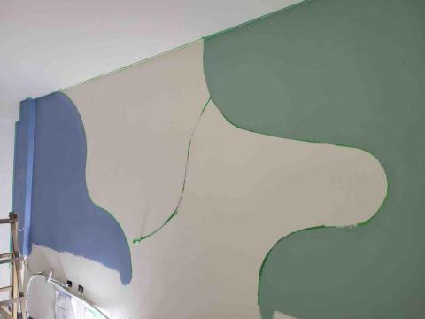 老麥油漆美學 - 特殊造型跳色設計