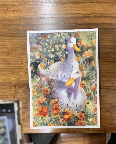 呂岷熙 - 成人學生團課水彩作品120分鐘