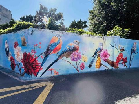 寒藝靈彩有限公司 - 里長里內街道牆面彩繪