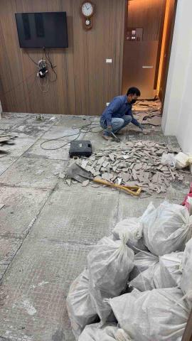 明翔工程行 - 地板磁磚拆除
